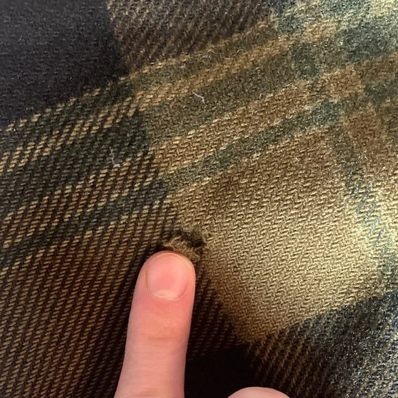 Pendleton Green and Brown Plaid Shirt Jacket - Picture 3 of 15